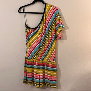 Trina Turk Romper Size 6 Vibrant Print Lightweight